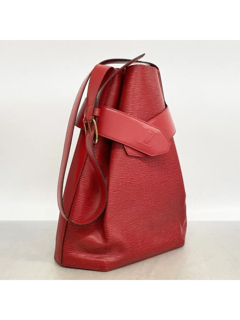 Louis Vuitton Shoulder Bag Epi Sac Depot GM Castilian